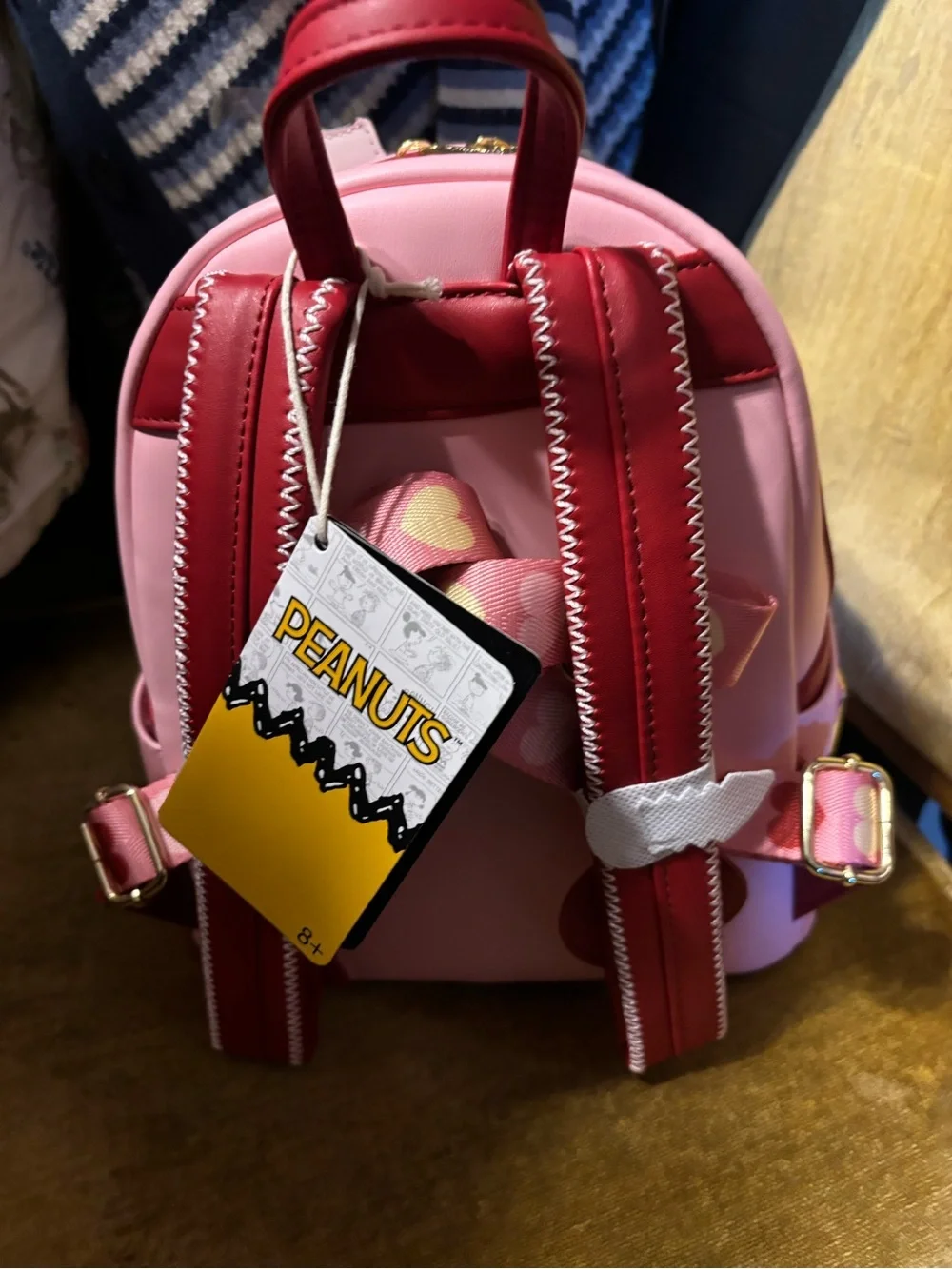 Loungefly Peanuts Snoopy Valentine's Day Mini Backpack